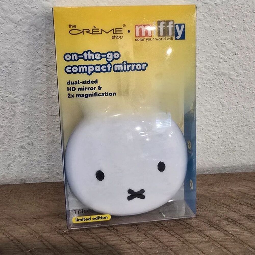 The Creme Shop x Miffy Compact Mirror Limited Edition Dual Sided 2x Magnifying